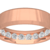 Rose Gold solid wedding band